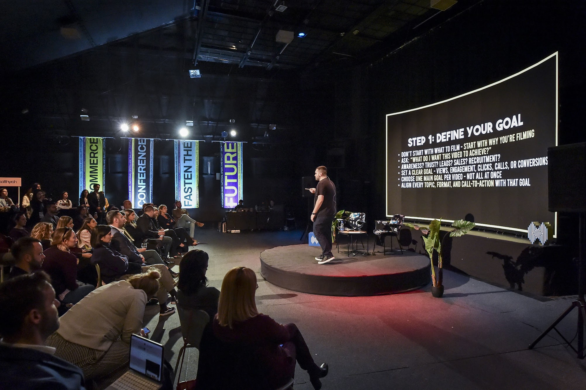 Hands-on stage workshop session